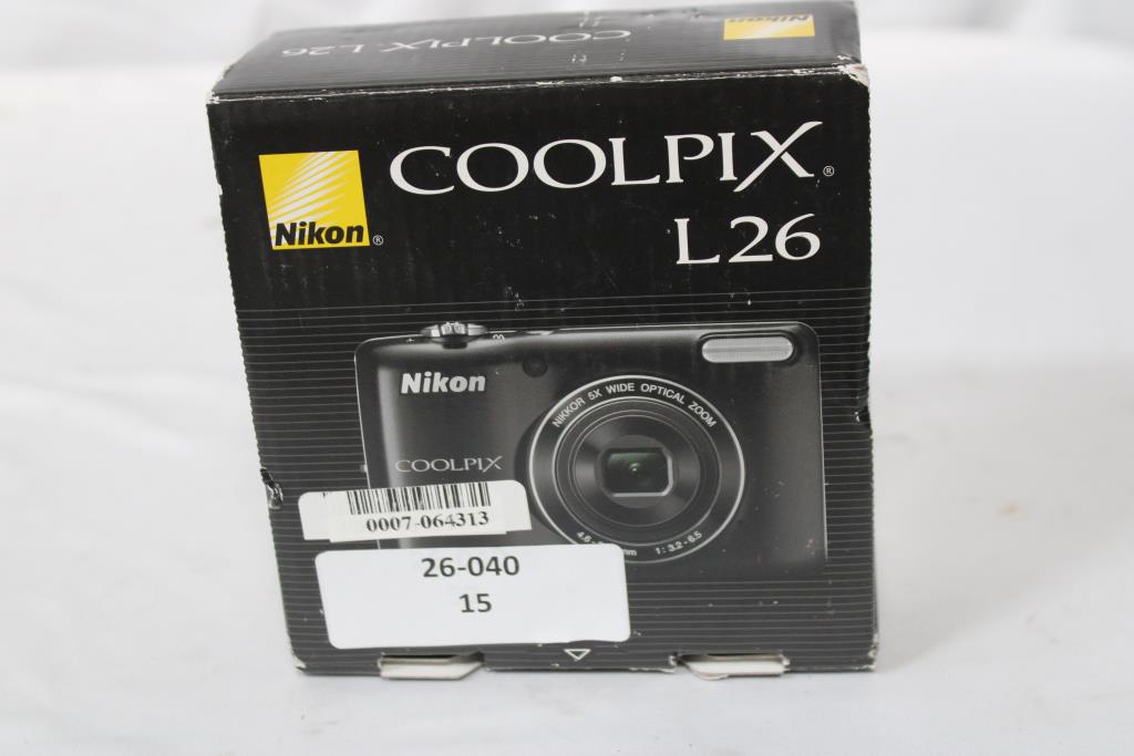Nikon Coolpix L26 Megapixel Point-and-Shoot Digital Camera