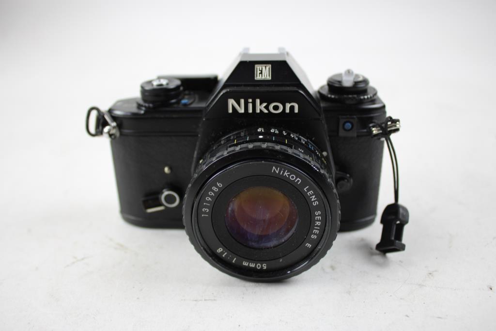 Nikon EM 35mm Film Camera W/ 50mm Lens