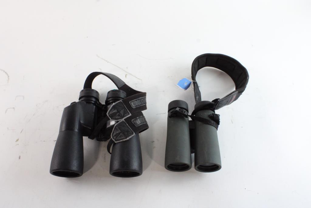 Nikon & Kowa Binoculars, 2 Pieces Property Room