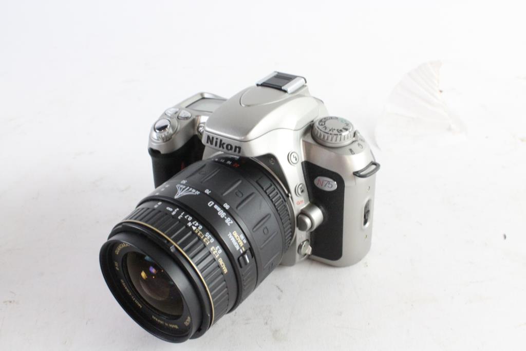 thumbnail image 2 of USED Nikon N75 SLR Auto Focus Camera Body 2 of 10