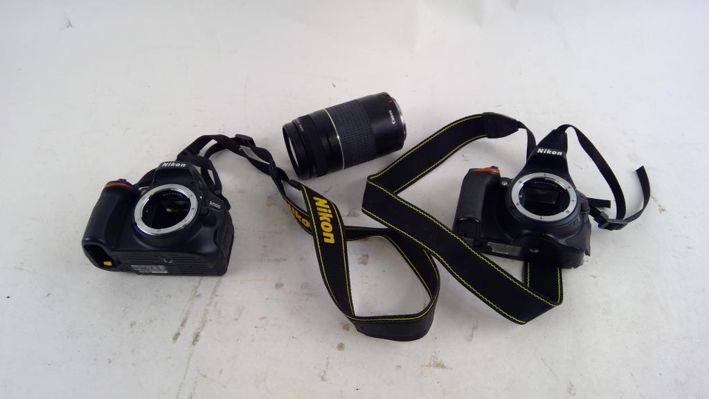 Nikon SLR Camera And More 3 Pieces