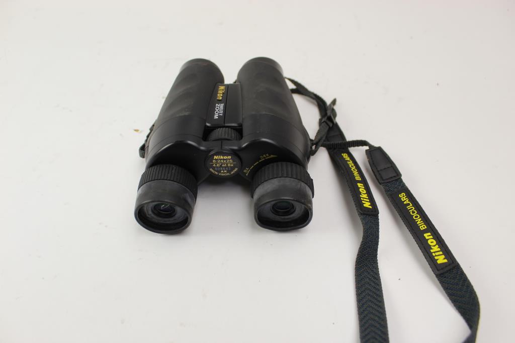 Nikon Travelite Zoom 824x25 Binoculars Property Room