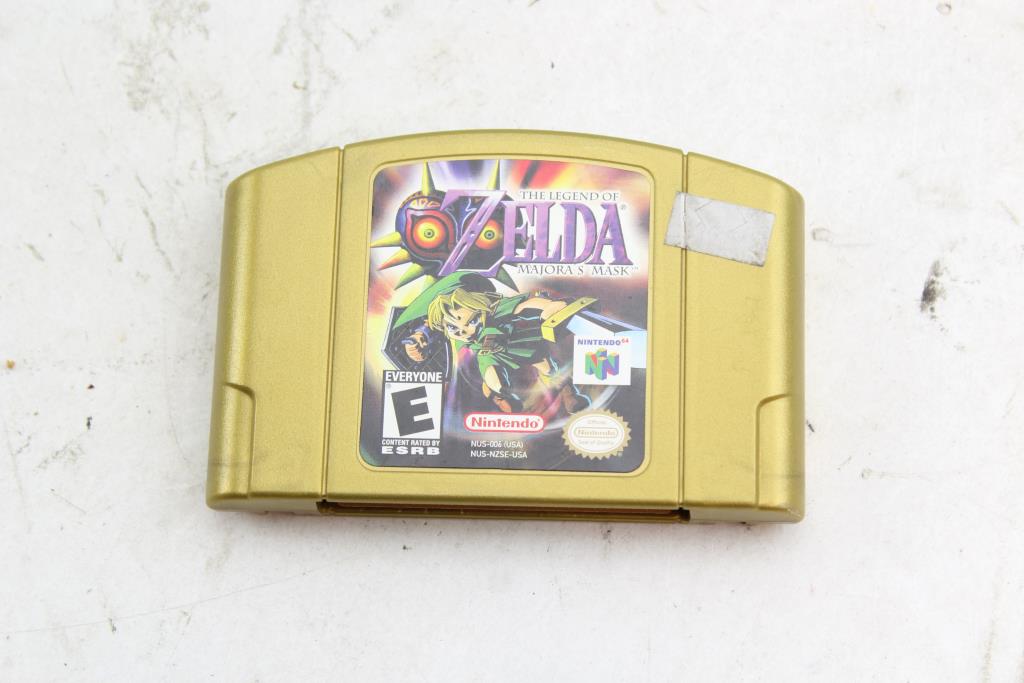 Nintendo 64 The Legend Of Zelda Majora's Mask Game Cartridge Property Room