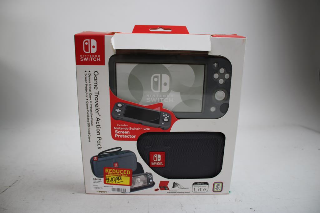 Nintendo Switch Game Traveler Pack, Portable Switch Charger, And More, 4 Pieces