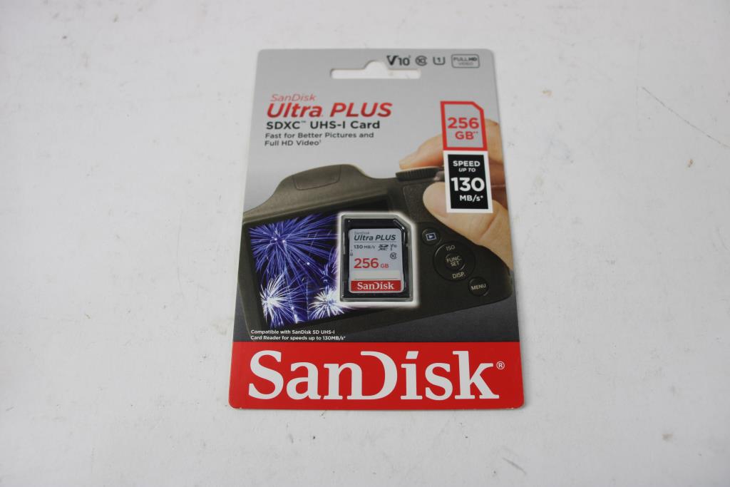 Nintendo Switch MicroSDXC 256 GB, SanDisk Ultra Plus 256 GB SDXC Cards, 2 Pieces