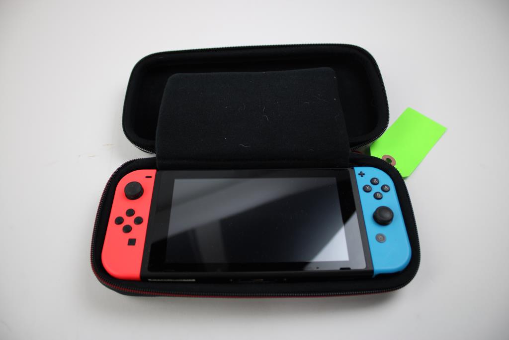 Nintendo Switch With Red/Blue Joy-Cons