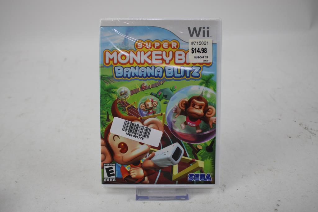 Nintendo Wii Super Monkey Ball Banana Blitz Video Game