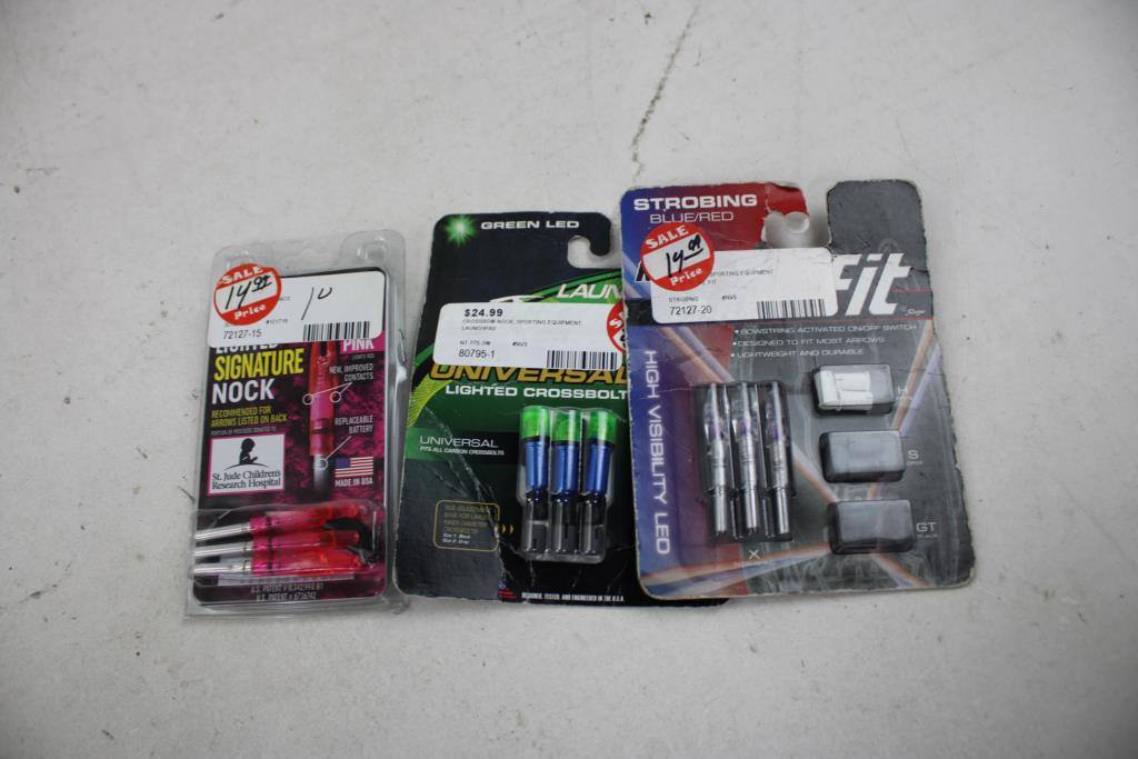 Nockturnal, NAP, Lumenok Arrow Nocks And Blade Tips, 5 Pieces
