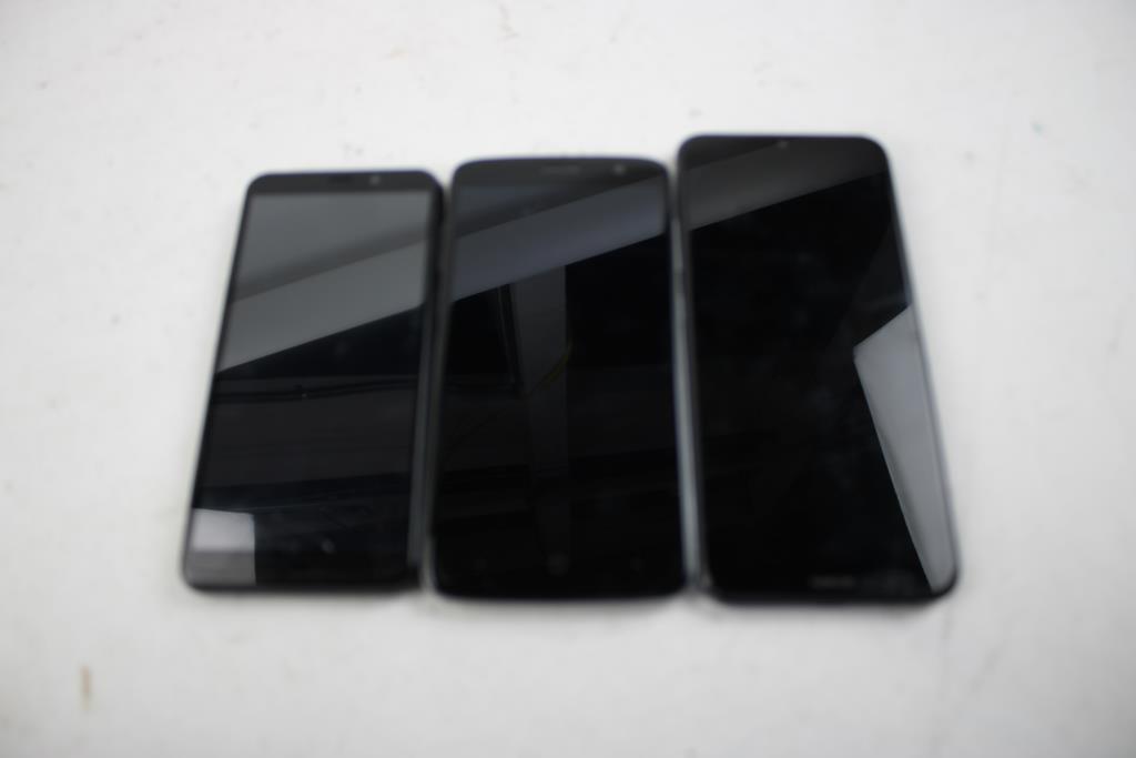 Nokia, Cloud Mobiile, & ZTE Cell Phone Lot, 3 Pieces, Sold For Parts