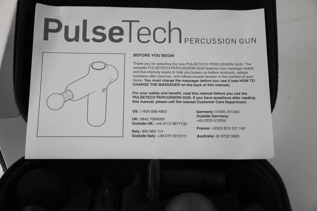 Nordictrack Pulestech Percussion Therapy Gun Property Room