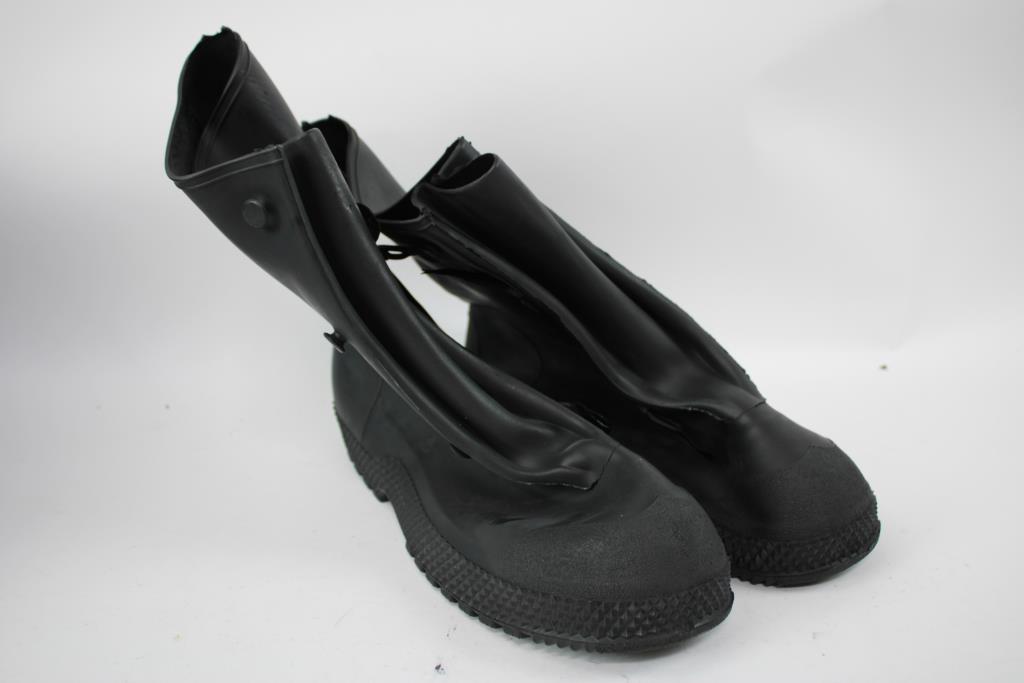 North Safety Rubber Waterproof Overboots, XL