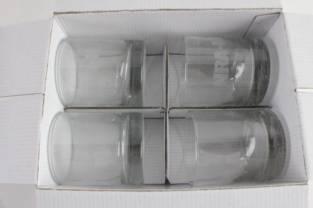 NRA Logo Rocks/Whiskey Drinking Glass Set Of 4 Property Room