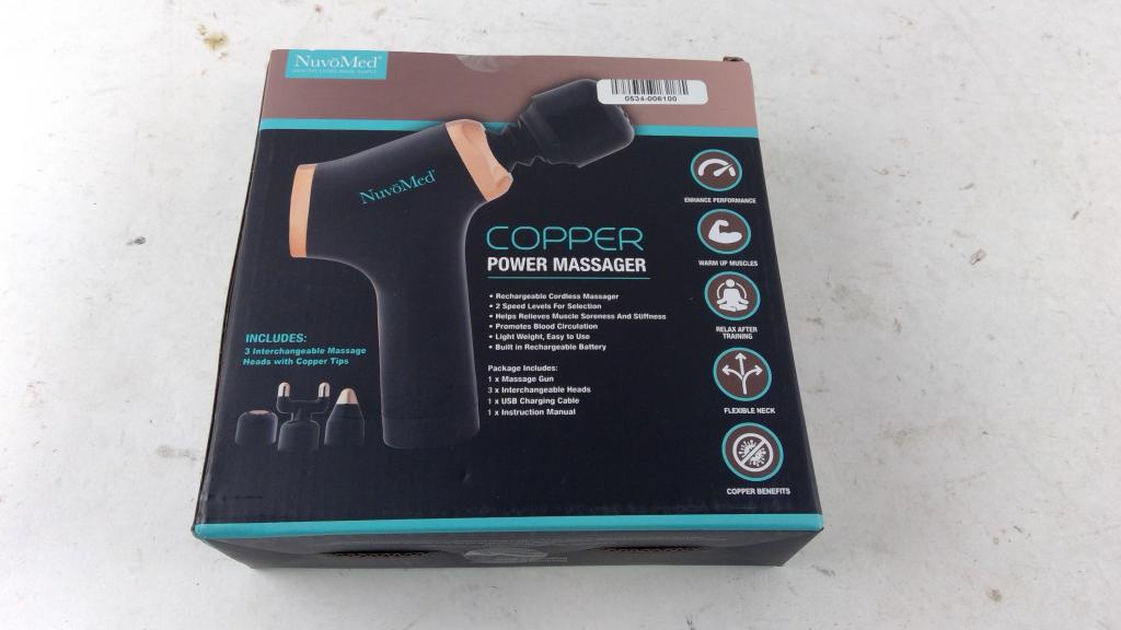 NuvoMed Copper Power Massager