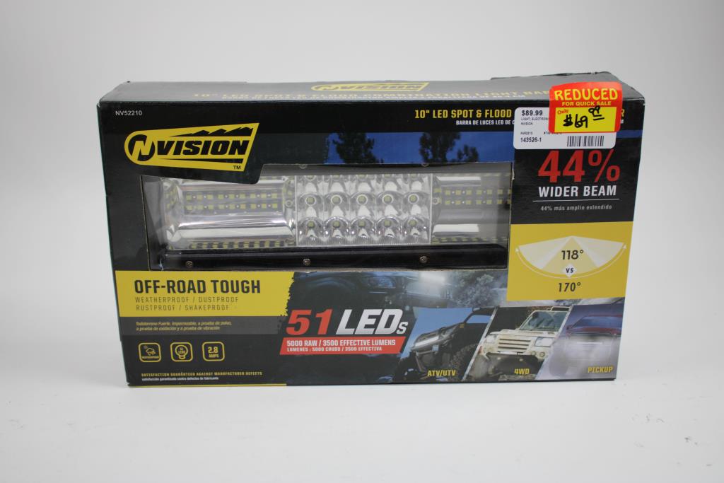 Nvision, 10" Led Spot & Flood Combination Light Bar