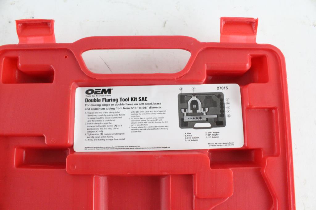 OEM SAE Double Flaring Tool Property Room