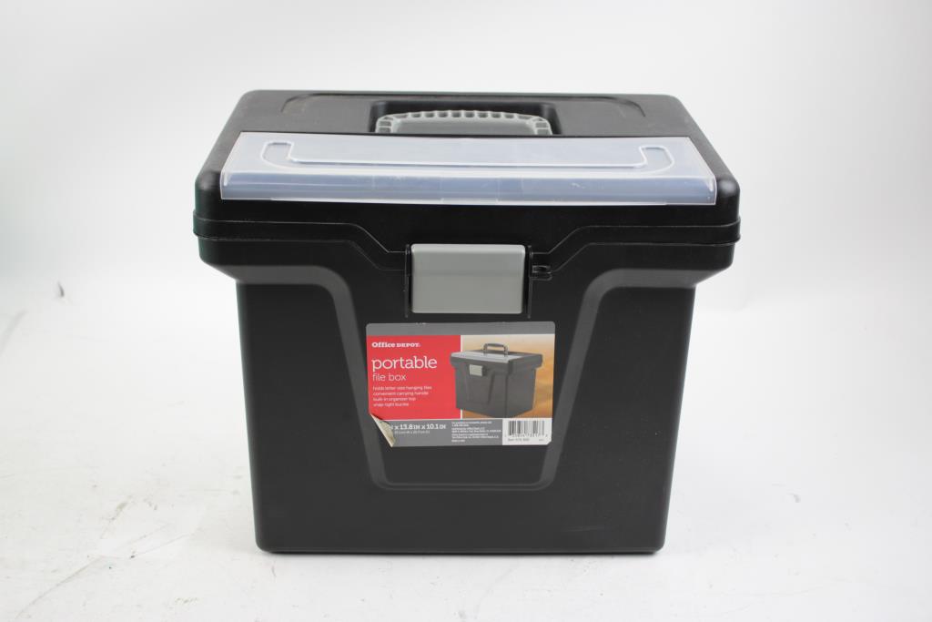 Office Depot Portable File Box, Security & Baby Monitors Bulk Lot, & A Women's Wallet 6 Pieces