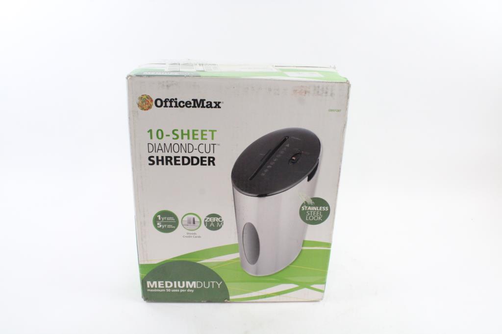 OfficeMax Medium Shredder Property Room