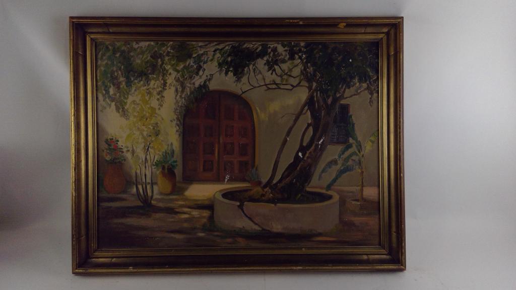 Oil Painting Of Doorway