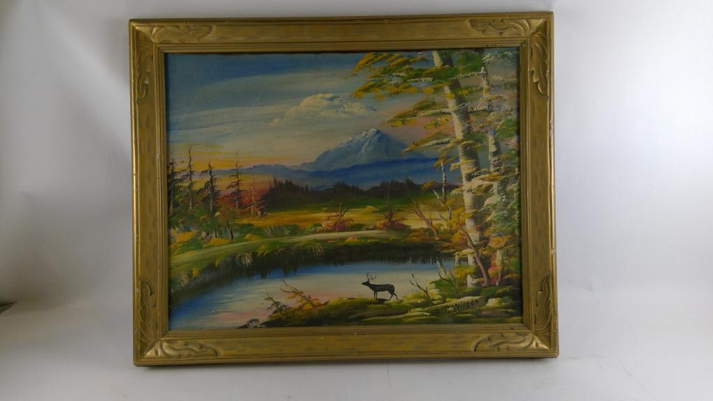 Oil Painting Riverside