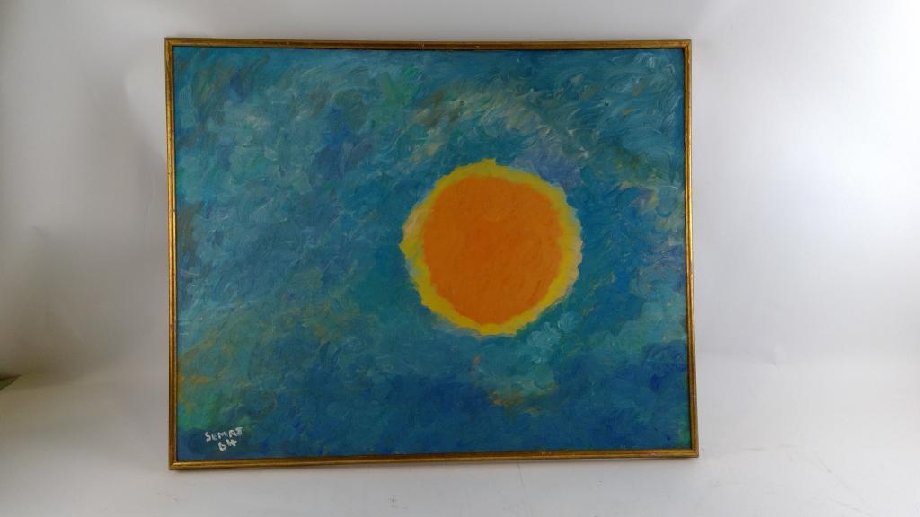 Oil Painting The Sun