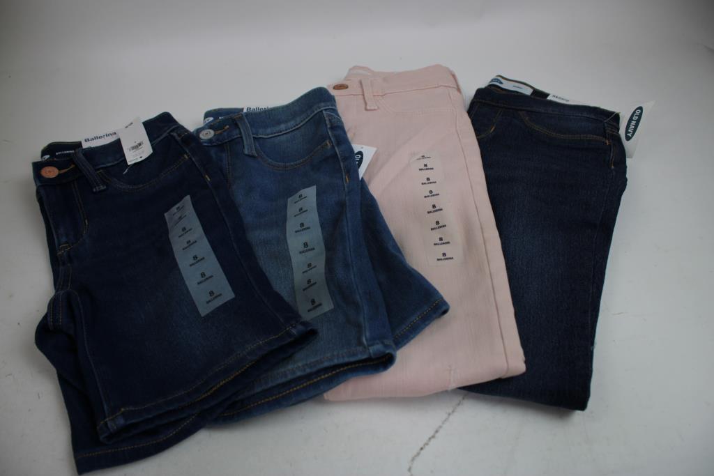 Old Navy Girls' Jeggings, Shirts Bulk Lot, 19 Pieces
