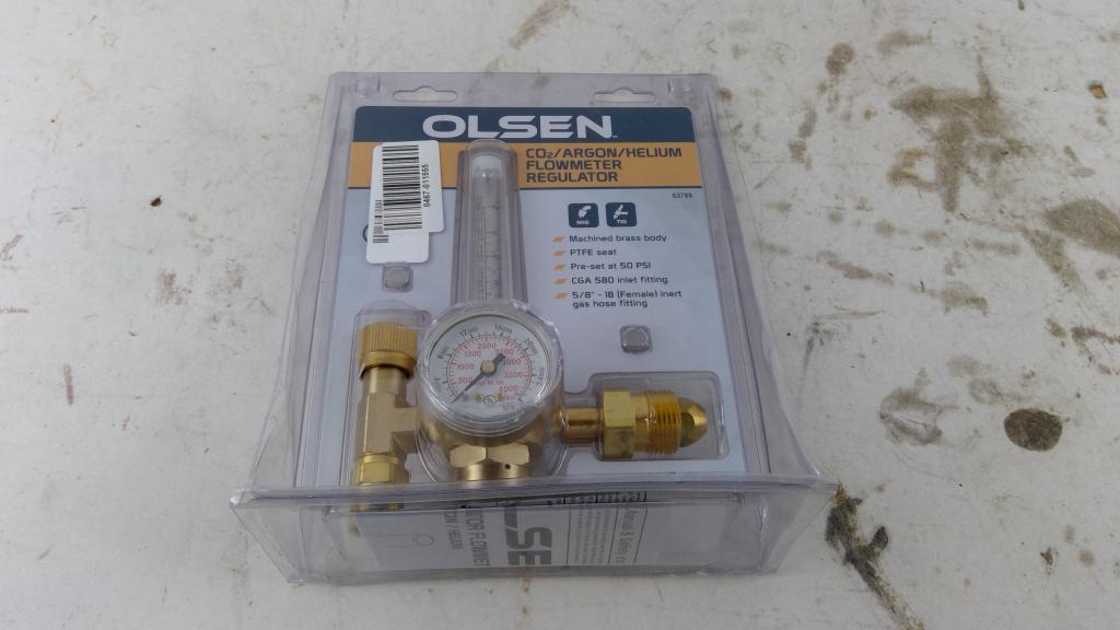 Olsen Co2/Agron/Helium Flowmeter Regulator