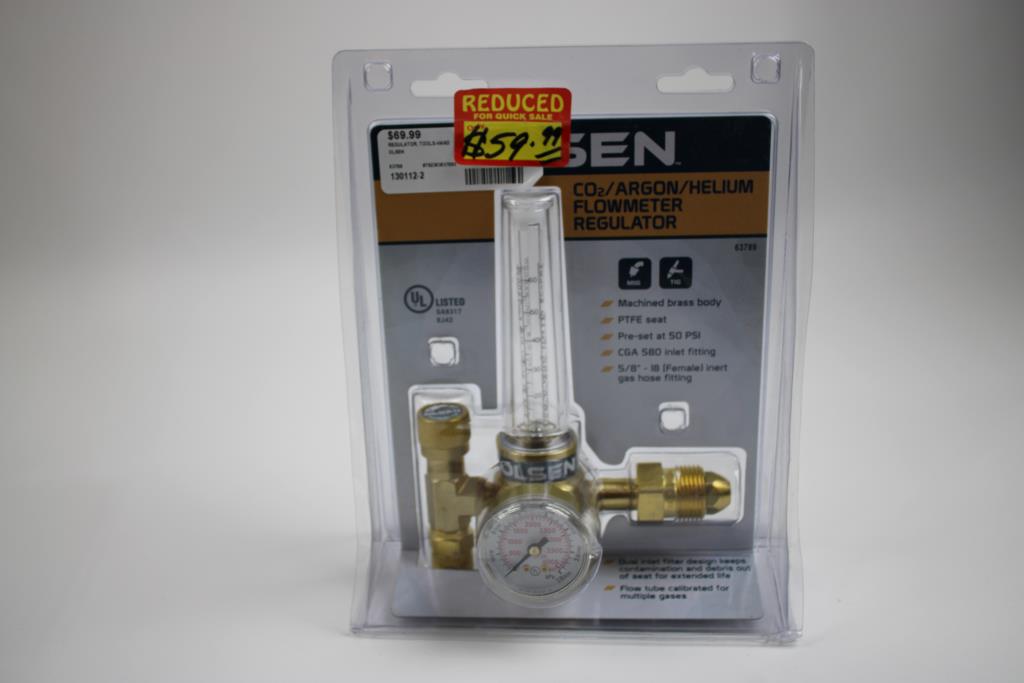 Olsen CO2/Argon/Helium Flowmeter Regulator