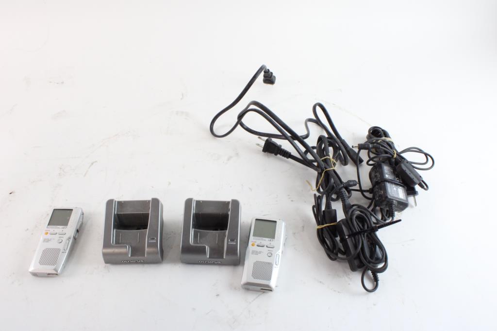 Olympus DS4000 Voice Recorders With Chargers Property Room