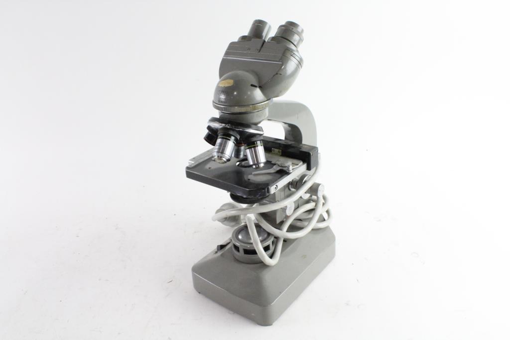 Olympus Microscope With Case Property Room