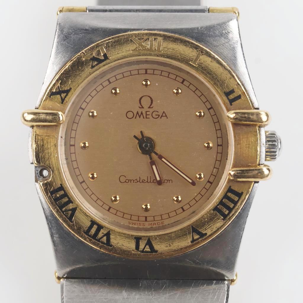 Omega 18kt Gold Accented Constellation Watch- Evaluated By Our Certified Gemologist-AGS/GIA