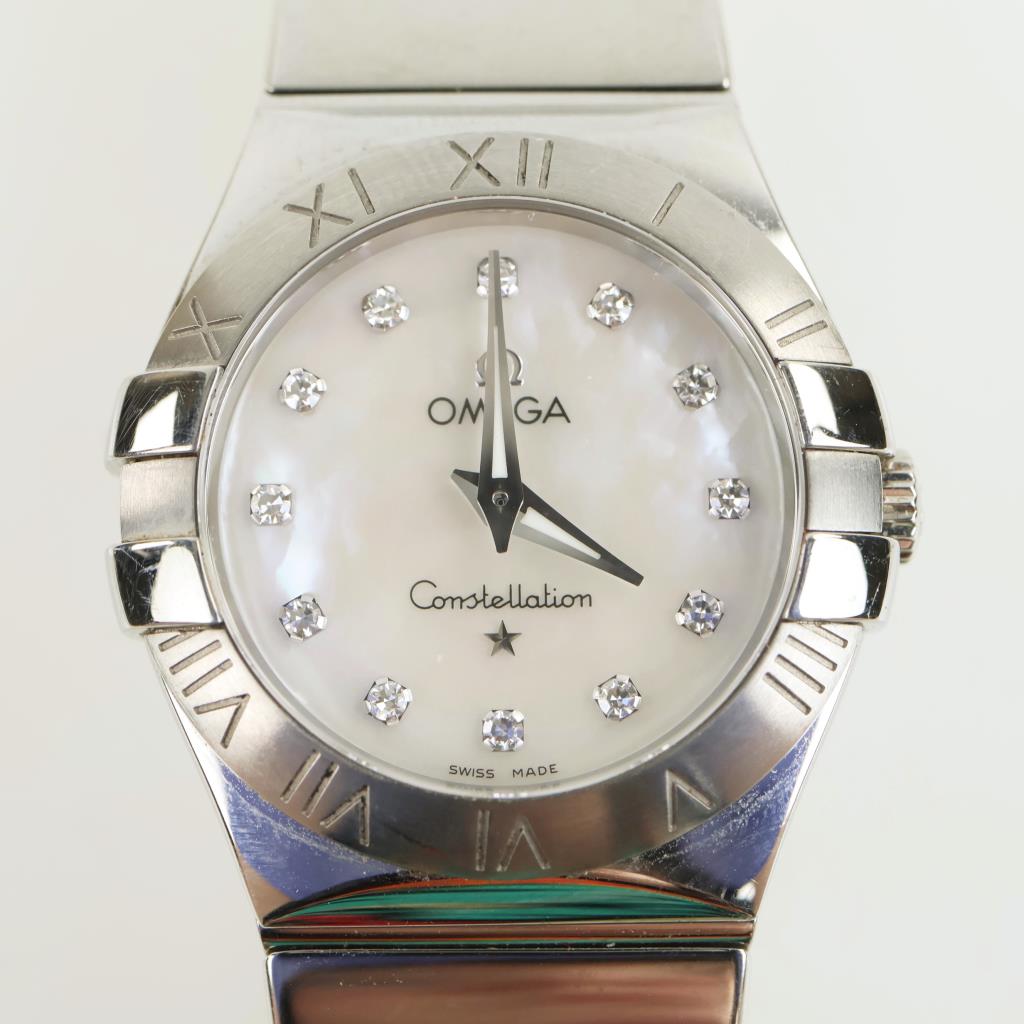 Omega Constellation M-O-P Dial Watch -Evaluated By Our Certified Gemologist - AGS / GIA
