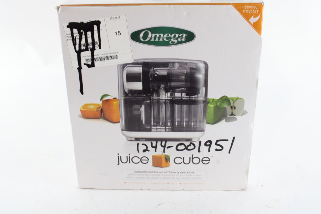 Omega Juice Cube Juicer Property Room
