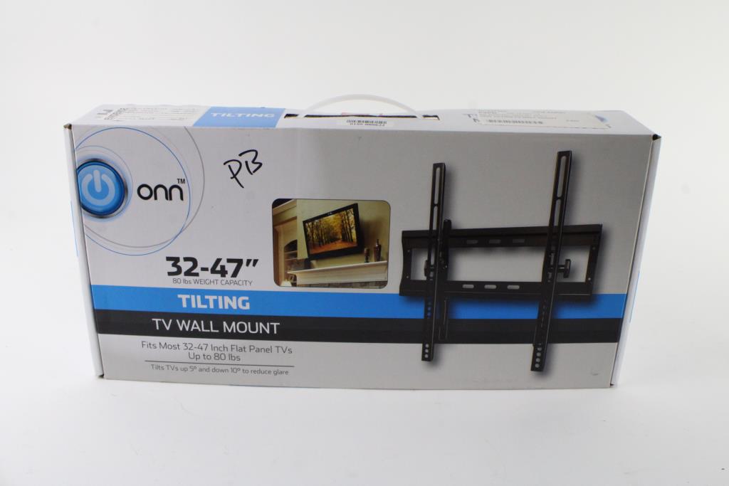 Onn 32" 47" Tilting TV Wall Mount Property Room