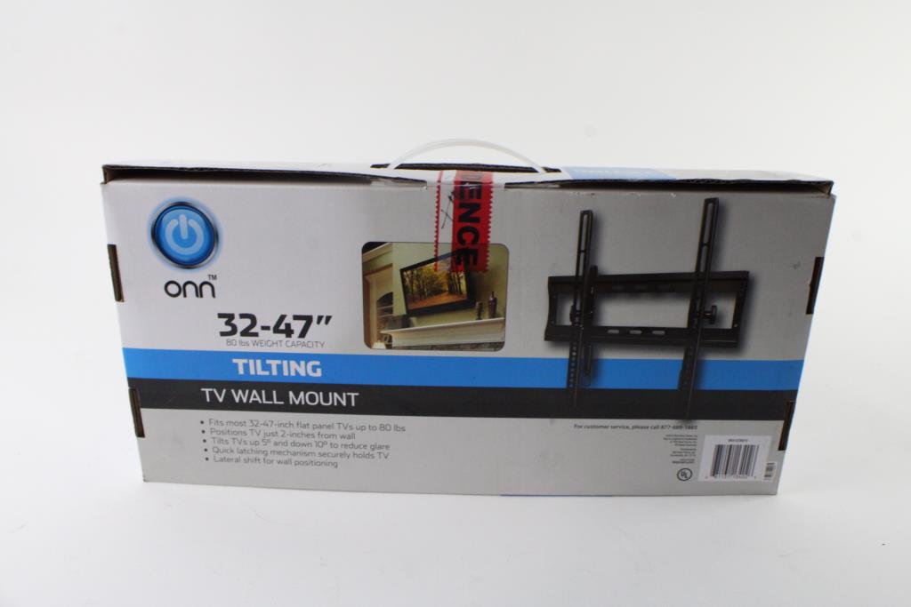 Onn 32" 47" Tilting TV Wall Mount Property Room