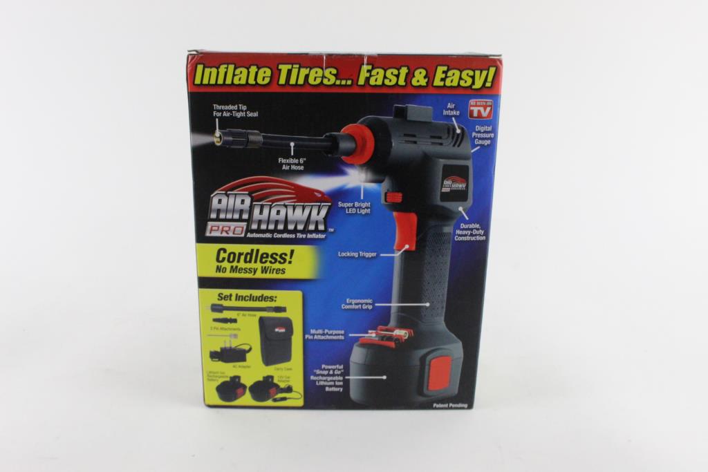 OnTel Air Hawk Pro Automatic Cordless Tire Inflator Property Room