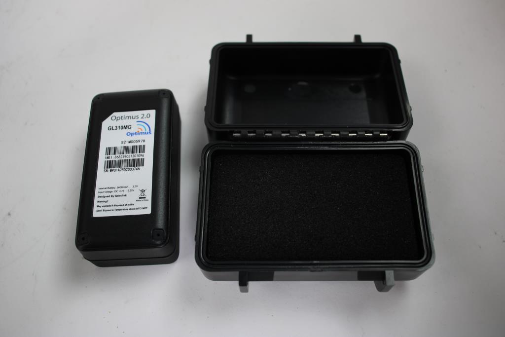 Optimus 2.0 Portable GPS Tracker And Safe Lot, 2 Pieces Property Room