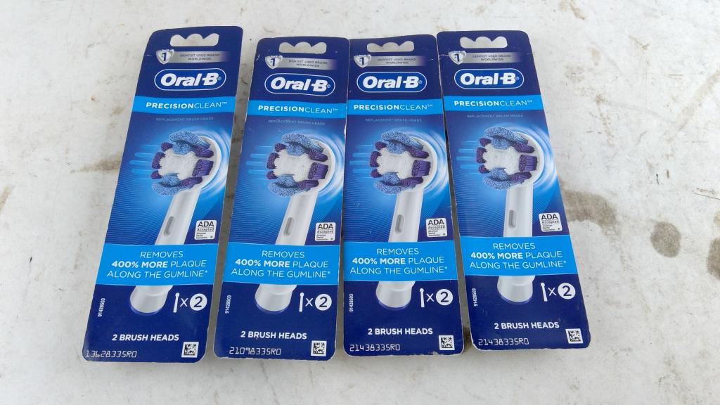 Oral - B Precision Clean Toothbrush Head Packs 3 Pieces