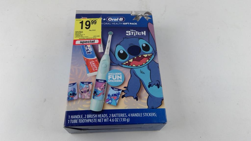 Oral B Stitch Electric Toothbrush Kit