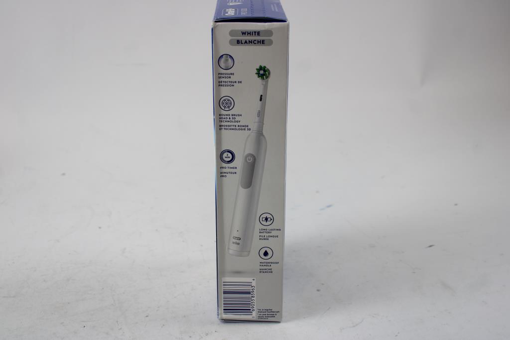 OralB Pro 1000 Electric Toothbrush, White, 3757 Property Room
