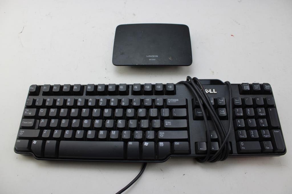 Orion VHS Player, Sony Synthesizer, Dell Keyboard, Linksys Router: 4 ...