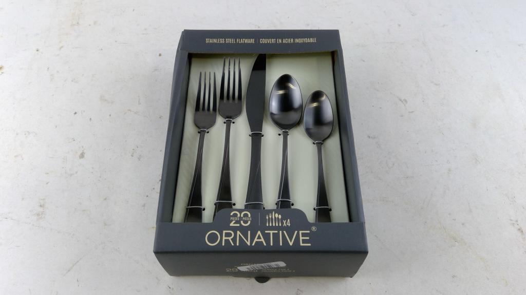 Ornative Utensil Set 20 Pieces