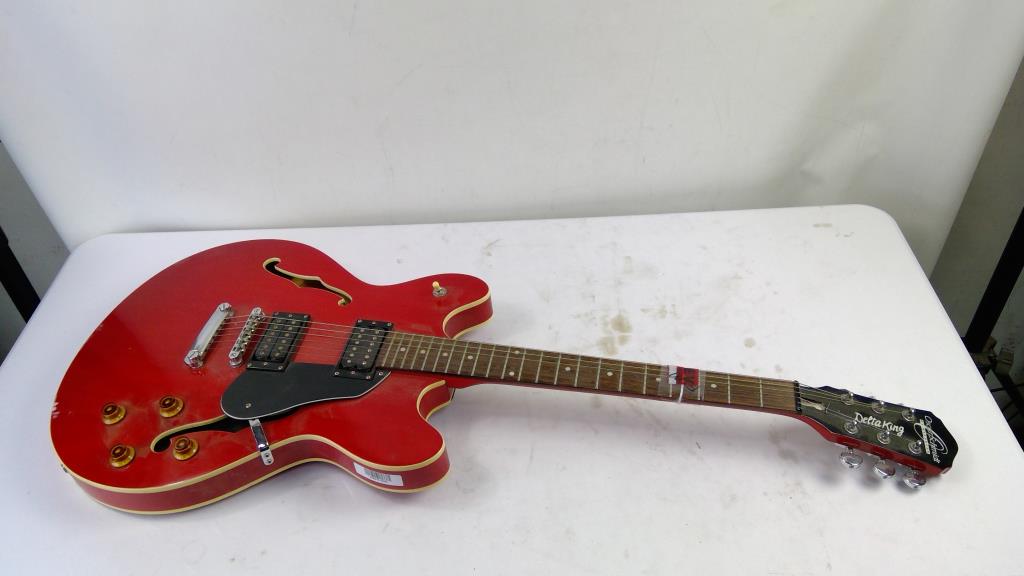 Oscar Schmidt Delta King Semi-Hollow Electric Guitar