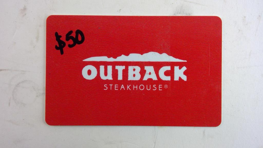 Outback Steakhouse Gift Card Property Room