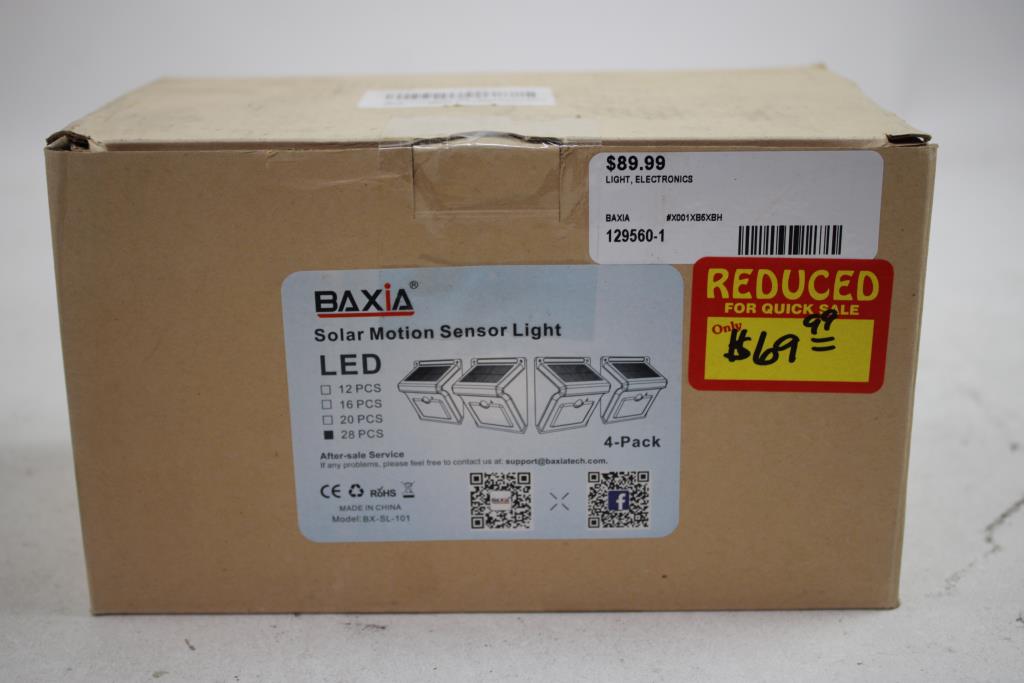 Outdoor Wi-Fi Camera, Wireless Spotlight, Solar Motion Sensor Light, 3 Pieces