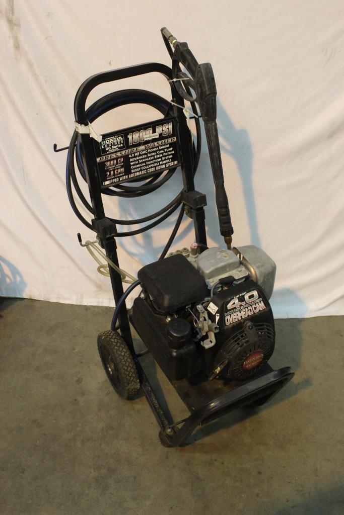 Overhead Cam Honda Pressure Washer Property Room