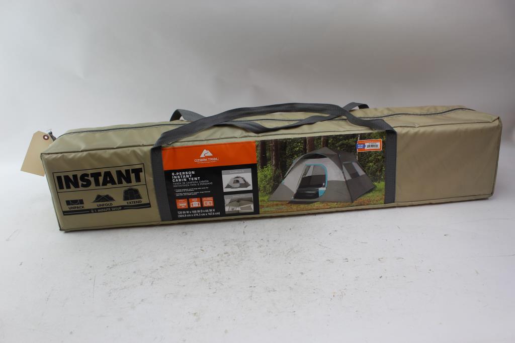 Ozark Trail 6Person Instant Cabin Tent Property Room