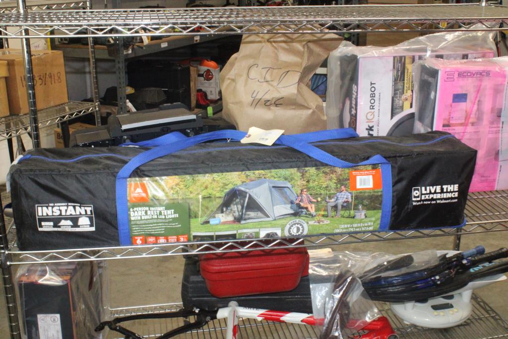 Ozark Trail 6Person Instant Cabin Tent With Led Lights Property Room