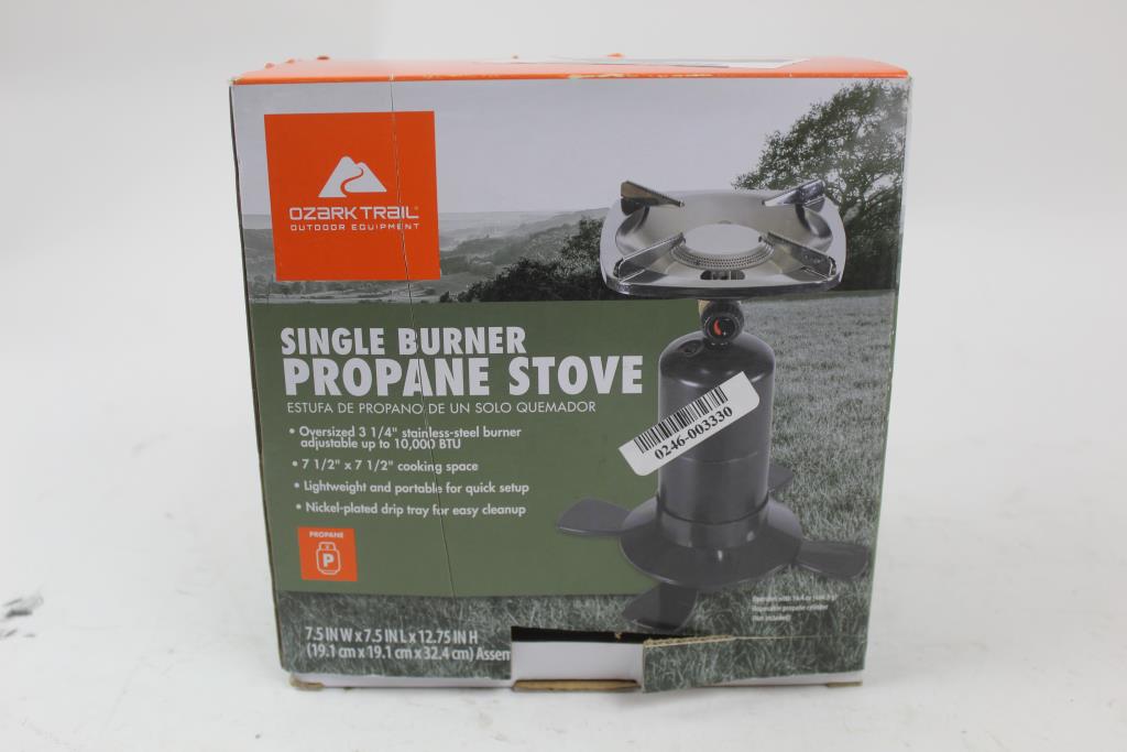 Ozark Trail Single Burner Propane Stove & 5 Gallon Solar Shower