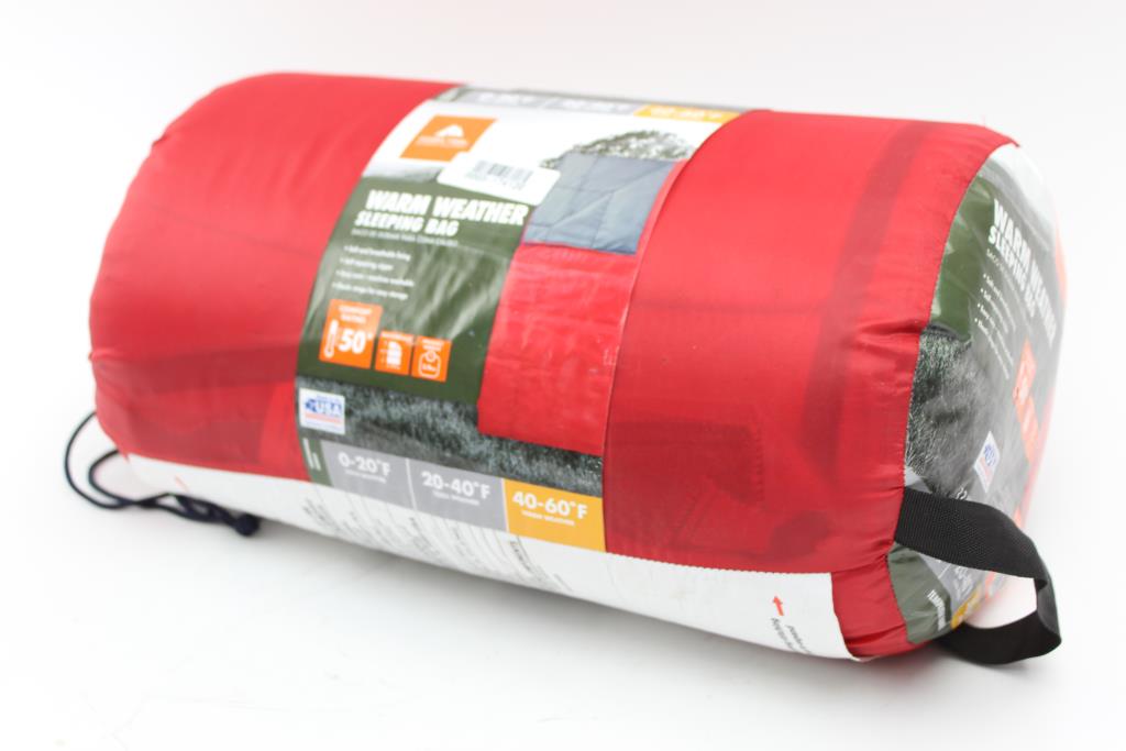 Ozark Trail Warm Weather Sleeping Bag Property Room