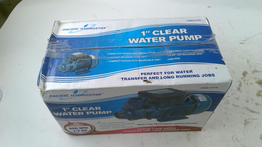 Pacific Hydrostar 1" Clear Water Pump